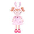 Carica l'immagine nel visualizzatore della galleria, Gloveleya 12 - inch Personalized Plush Dolls Animal Costume Dolls Pink Bunny - Gloveleya Official
