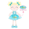 Carica l'immagine nel visualizzatore della galleria, Gloveleya 12 - inch Personalized Plush Dolls Curly Haired Iridescent Girls - Gloveleya Official
