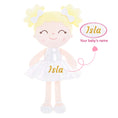 Carica l'immagine nel visualizzatore della galleria, Gloveleya 12 - inch Personalized Plush Dolls Curly Haired Iridescent Girls - Gloveleya Official
