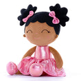 Cargar la imagen en la vista de la galería, Gloveleya 12 - inch Personalized Plush Dolls Curly Haired Iridescent Girls - Tanned Rose - Gloveleya Official
