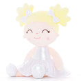 Bild in Galerie-Betrachter laden, Gloveleya 12 - inch Personalized Plush Dolls Curly Haired Iridescent Girls - White - Gloveleya Official
