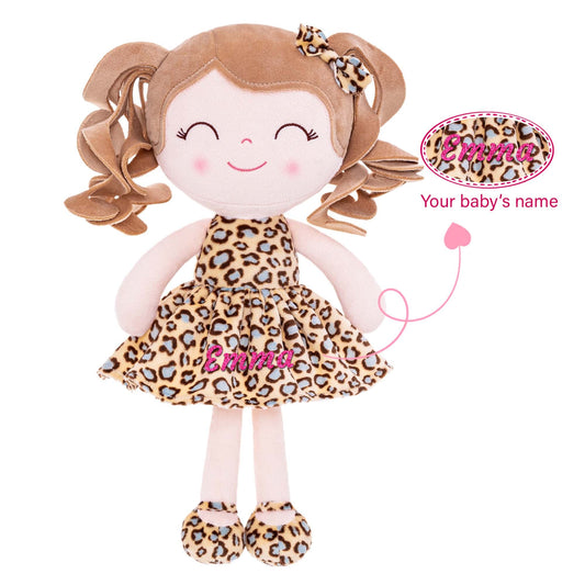 Gloveleya 12 - inch Personalized Plush Jungle Animal Doll Leopard - Gloveleya Official