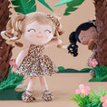 Cargar la imagen en la vista de la galería, Gloveleya 12 - inch Personalized Plush Jungle Animal Doll Leopard - Gloveleya Official
