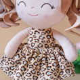 Cargar la imagen en la vista de la galería, Gloveleya 12 - inch Personalized Plush Jungle Animal Doll Leopard - Gloveleya Official
