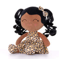 Carica l'immagine nel visualizzatore della galleria, Gloveleya 12 - inch Personalized Plush Jungle Animal Doll Tanned Leopard - Gloveleya Official
