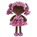 Bild in Galerie-Betrachter laden, Gloveleya 12 - inch Personalized Plush Jungle Animal Doll Tanned Skin with Rose Leopard Costume - Gloveleya Official
