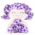 Load image into Gallery viewer, Gloveleya 12 - inch Personalized Plush Jungle Animal Spots Purple - Gloveleya Official
