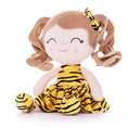 Cargar la imagen en la vista de la galería, Gloveleya 12 - inch Personalized Plush Jungle Animal Tiger - Gloveleya Official
