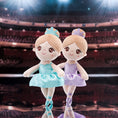 Charger l'image dans la visionneuse de la galerie, Gloveleya 13 - inch Personalized Glass Ballet Girl Doll Aqua - Gloveleya Official
