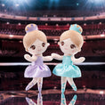 Cargar la imagen en la vista de la galería, Gloveleya 13 - inch Personalized Glass Ballet Girl Doll Aqua - Gloveleya Official
