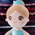 Charger l'image dans la visionneuse de la galerie, Gloveleya 13 - inch Personalized Glass Ballet Girl Doll Aqua - Gloveleya Official
