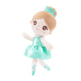 Load image into Gallery viewer, Gloveleya 13 - inch Personalized Glass Ballet Girl Doll Aqua - Gloveleya Official
