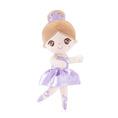 Load image into Gallery viewer, Gloveleya 13 - inch Personalized Glass Ballet Girl Doll Purple - Gloveleya Official
