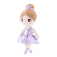 Carica l'immagine nel visualizzatore della galleria, Gloveleya 13 - inch Personalized Glass Ballet Girl Doll Purple - Gloveleya Official
