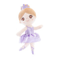 Carica l'immagine nel visualizzatore della galleria, Gloveleya 13 - inch Personalized Glass Ballet Girl Doll Purple - Gloveleya Official
