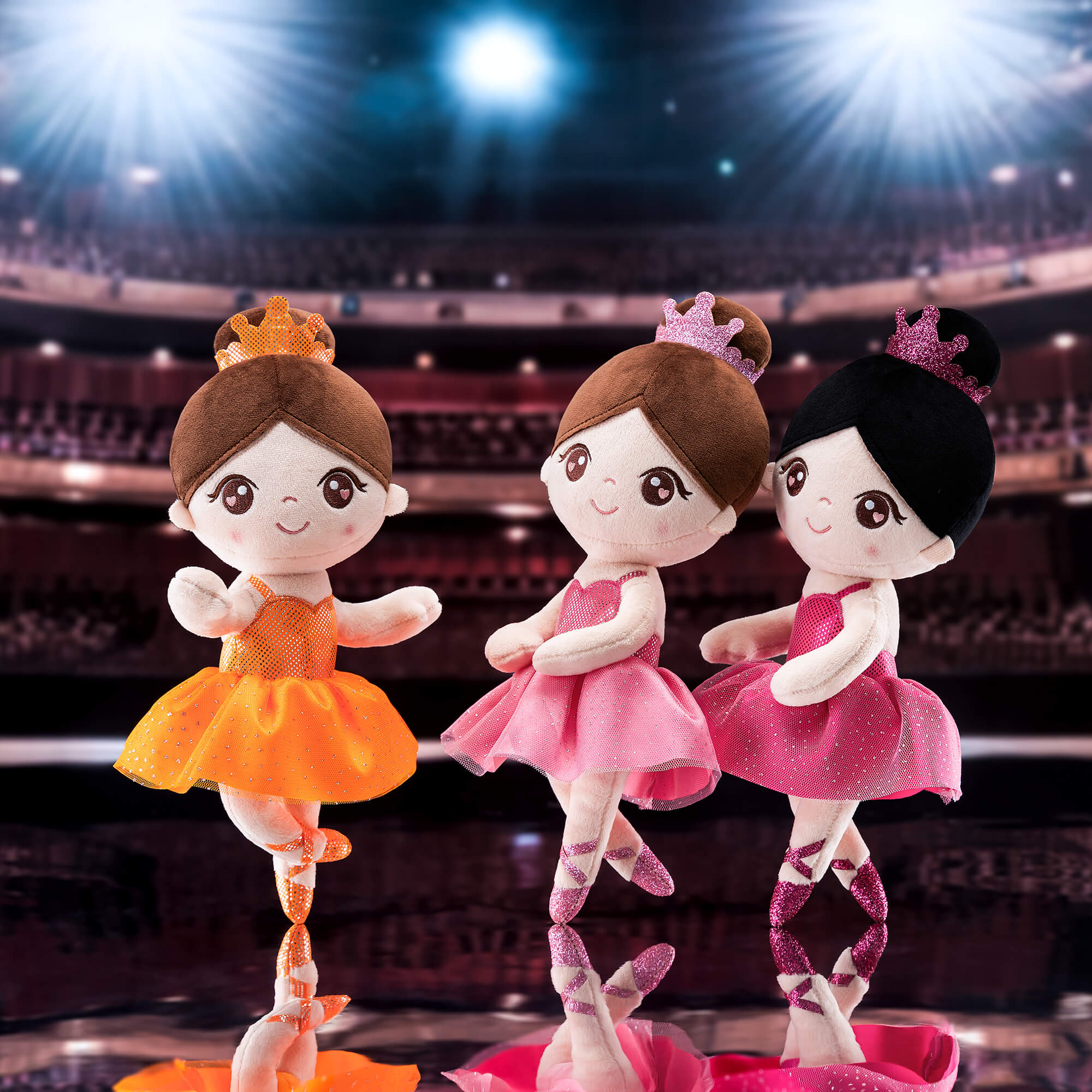 Gloveleya 13 - inch Personalized Glass Ballet Girl Dolls Series New - Gloveleya Official