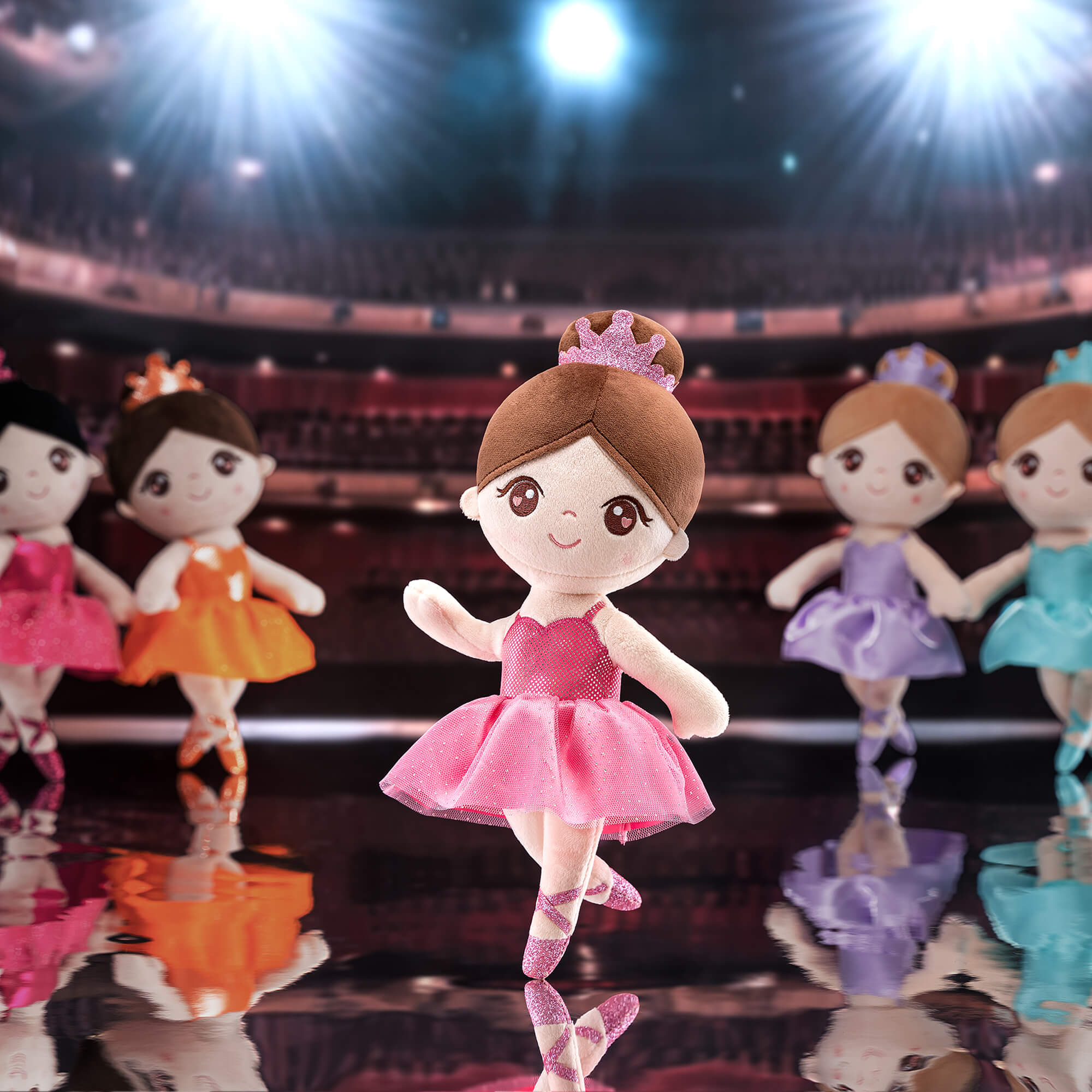 Gloveleya 13 - inch Personalized Glass Ballet Girl Dolls Series New - Gloveleya Official