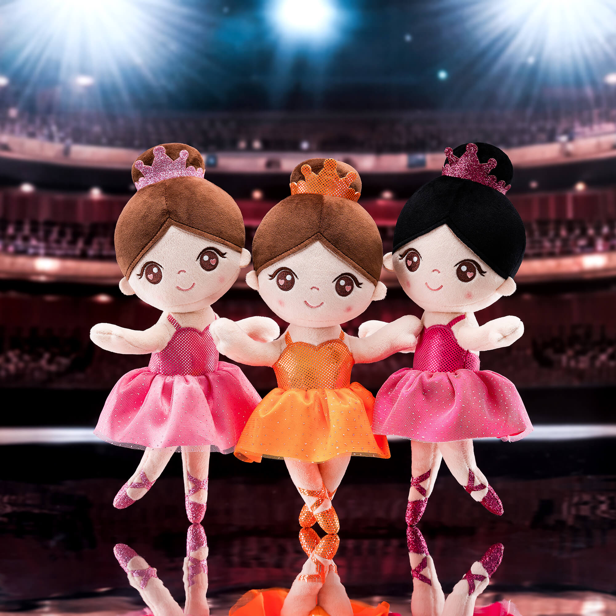 Gloveleya 13 - inch Personalized Glass Ballet Girl Dolls Series New - Gloveleya Official