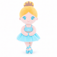 Load image into Gallery viewer, Gloveleya 13-inch Personalized Plush Dolls Ballerina Series Blue - Gloveleya Official
