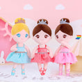 Load image into Gallery viewer, Gloveleya 13 - inch Personalized Plush Dolls Ballerina Series Coral Powder Ballet Dream - Gloveleya Official
