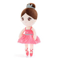 Carica l'immagine nel visualizzatore della galleria, Gloveleya 13 - inch Personalized Plush Dolls Ballerina Series Coral Powder Ballet Dream - Gloveleya Official
