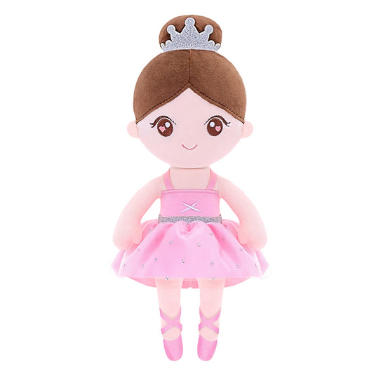 Gloveleya 13 - inch Personalized Plush Dolls Ballerina Series Pink Ballet Dream - Gloveleya Official