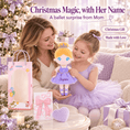 Load image into Gallery viewer, Gloveleya 13-inch Personalized Plush Dolls Ballerina Series Purple Ballet Dream - Gloveleya Official
