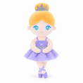 Load image into Gallery viewer, Gloveleya 13-inch Personalized Plush Dolls Ballerina Series Purple Ballet Dream - Gloveleya Official
