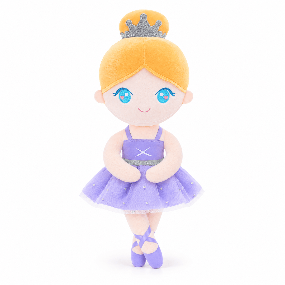 Gloveleya 13-inch Personalized Plush Dolls Ballerina Series Purple Ballet Dream - Gloveleya Official