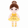 Load image into Gallery viewer, Gloveleya 13-inch Personalized Plush Dolls Ballerina Series Yellow - Gloveleya Official
