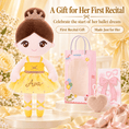 Load image into Gallery viewer, Gloveleya 13-inch Personalized Plush Dolls Ballerina Series Yellow - Gloveleya Official
