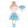 Bild in Galerie-Betrachter laden, Gloveleya 13 - inch Personalized Plush Dolls Iridescent Glitter Ballerina Girl Gifts Ballet Dream - Gloveleya Official
