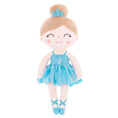 Load image into Gallery viewer, Gloveleya 13 - inch Personalized Plush Dolls Iridescent Glitter Ballerina Series Blue Ballet Dream - Gloveleya Official
