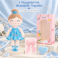 Load image into Gallery viewer, Gloveleya 13-inch Personalized Plush Dolls Iridescent Glitter Ballerina Series Blue Ballet Dream - Gloveleya Official
