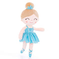 Load image into Gallery viewer, Gloveleya 13 - inch Personalized Plush Dolls Iridescent Glitter Ballerina Series Blue Ballet Dream - Gloveleya Official
