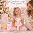 Charger l'image dans la visionneuse de la galerie, Gloveleya 13-inch Personalized Plush Dolls Iridescent Glitter Ballerina Series Pink Ballet Dream - Gloveleya Official
