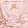 Charger l'image dans la visionneuse de la galerie, Gloveleya 13-inch Personalized Plush Dolls Iridescent Glitter Ballerina Series Pink Ballet Dream - Gloveleya Official
