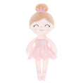 Cargar la imagen en la vista de la galería, Gloveleya 13 - inch Personalized Plush Dolls Iridescent Glitter Ballerina Series Pink Ballet Dream - Gloveleya Official
