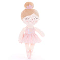 Cargar la imagen en la vista de la galería, Gloveleya 13 - inch Personalized Plush Dolls Iridescent Glitter Ballerina Series Pink Ballet Dream - Gloveleya Official
