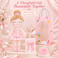 Charger l'image dans la visionneuse de la galerie, Gloveleya 13-inch Personalized Plush Dolls Iridescent Glitter Ballerina Series Pink Ballet Dream - Gloveleya Official
