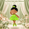 Load image into Gallery viewer, Gloveleya 13-inch Personalized Plush Dolls Iridescent Glitter Ballerina Series Tanned Green Ballet Dream - Gloveleya Official
