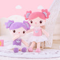 Cargar la imagen en la vista de la galería, Gloveleya 14 - inch Personalized Curl Candy Girls Doll Purple - Gloveleya Official
