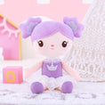 Cargar la imagen en la vista de la galería, Gloveleya 14 - inch Personalized Curl Candy Girls Doll Purple - Gloveleya Official
