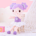 Cargar la imagen en la vista de la galería, Gloveleya 14 - inch Personalized Curl Candy Girls Doll Purple - Gloveleya Official
