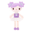 Cargar la imagen en la vista de la galería, Gloveleya 14 - inch Personalized Curl Candy Girls Doll Purple - Gloveleya Official
