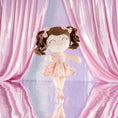 Cargar la imagen en la vista de la galería, Gloveleya 14 - inch Personalized Plush Dolls Curly Ballerina Series Champagne Pink Ballet Dream - Gloveleya Official
