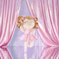 Cargar la imagen en la vista de la galería, Gloveleya 14 - inch Personalized Plush Dolls Curly Ballerina Series Peach Ballet Dream - Gloveleya Official
