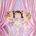 Charger l'image dans la visionneuse de la galerie, Gloveleya 14 - inch Personalized Plush Dolls Curly Ballerina Series Purple Ballet Dream - Gloveleya Official
