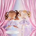 Bild in Galerie-Betrachter laden, Gloveleya 14 - inch Personalized Plush Dolls Curly Ballerina Series Purple Ballet Dream - Gloveleya Official
