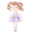 Cargar la imagen en la vista de la galería, Gloveleya 14 - inch Personalized Plush Dolls Curly Ballerina Series Purple Ballet Dream - Gloveleya Official
